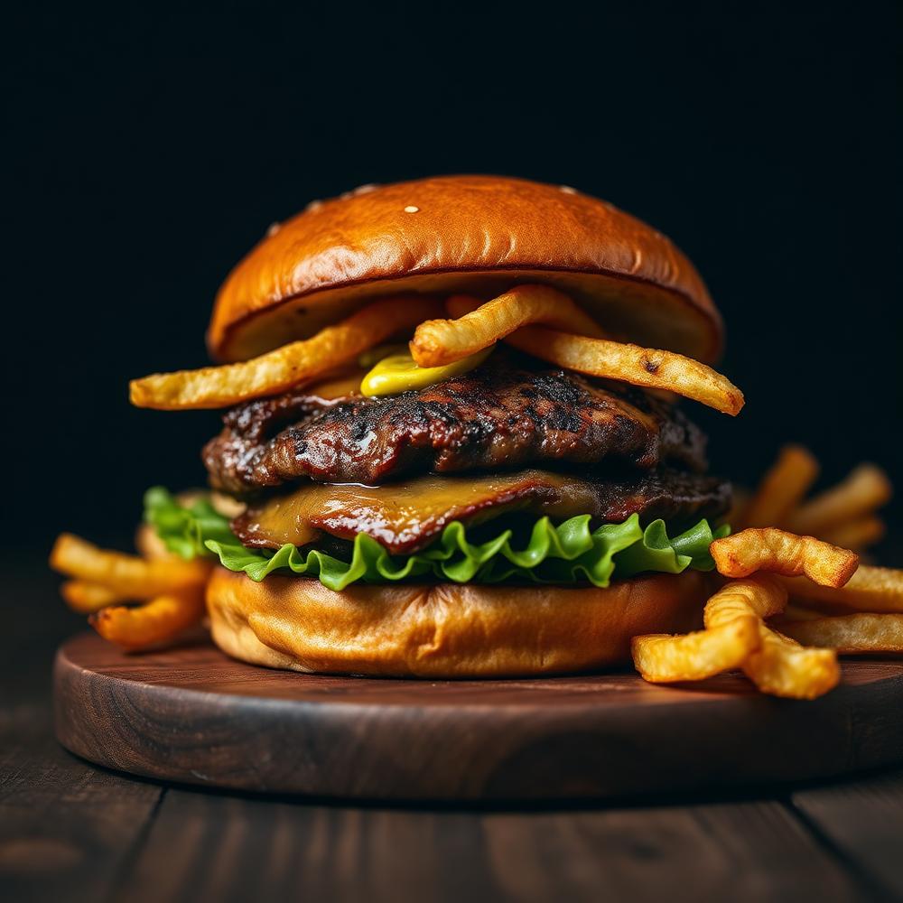 D.K Beef Burger